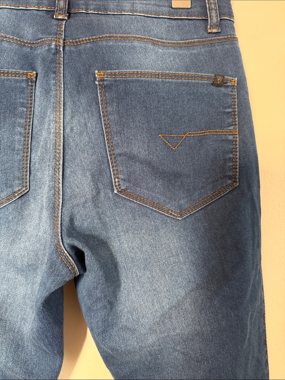 Noisy May Lucy Dark Blue High-Waist Jegging Skinny Jeans size S/M - Picture 7 of 10